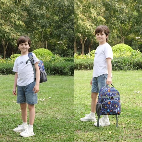 FlowFly Kids Backpack for Toddler Boys Girls, Simple Lightweight Bookbag for Daycare Kindergarten Elementary School Travel, Small Modern Bag (Medium 15''), Grey - color: Grey, style: Kids Medium: 12l
