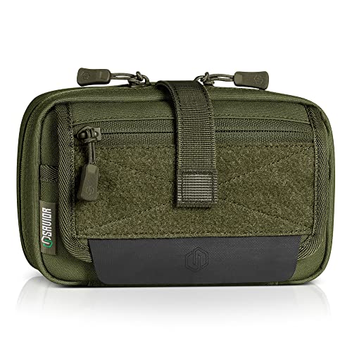 Savior Equipment IFAK Buddy Tactical First-Aid Kit Rip Away MOLLE Pouch Emergency EMT Utility Organization Medical Supply Carrier Outdoor Survival Travel Bag, Attach to Backpack/Belt Loop - color: Olive Drab Green