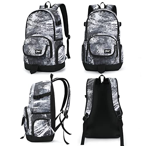 rickyh style School Backpack Travel Bag for Men & Women Lightweight College Back Pack with Laptop Compartmen - color: 04 Ink