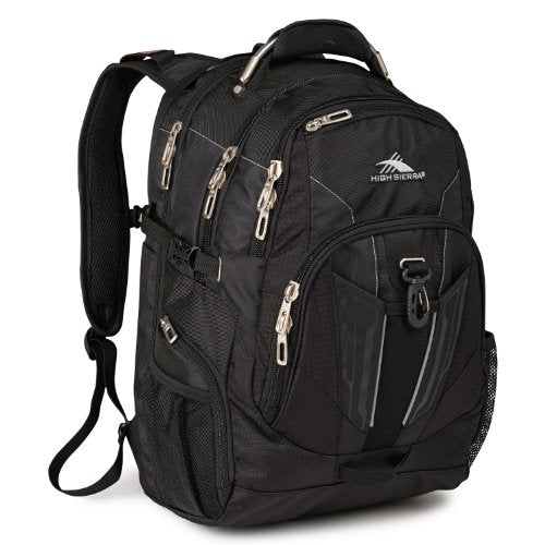 High Sierra XBT - TSA Laptop Backpack, Black, One Size - color: Black
