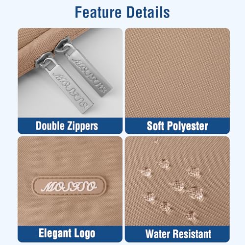 MOSISO Laptop Case 13 inch, Laptop Sleeve Compatible with MacBook Neo/Air/Pro 13 inch with A18/M5/M4/M3/M2/M1 Chip 2026-2016, Polyester Vertical Computer Sleeve Bag with Pocket, Bronze Brown - color: Bronze Brown, size: 13 inch