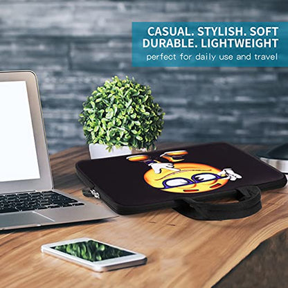 iColor 14 15 15.4 15.6 inch Laptop Handle Bag Case Pouch Holder Notebook Sleeve Neoprene Cover Soft Carring Travel Case for Chromebook 14 15 MacBook Cute Boy ICB-06 - color: Cute Boy