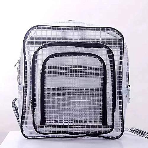 ESD 15.7inch 40cm*35cm*15cm anti-static clear pvc backpack,cleanroom engineer tool bag full cover pvc for put computer tool working in clean room 5PCS - color: Five Pieces Black Small