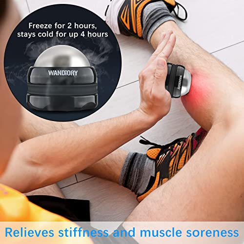 Ice Roller Ball, Cryosphere Cold Massage Roller Ball, Hot/Cold Therapy, Myofascial Release, Muscle Recovery, Trigger Point & Deep Tissue Muscle Relief, for Neck, Back, Shoulders, Arms, Legs, Foot etc - style: 1 - Pack - Ice Ball