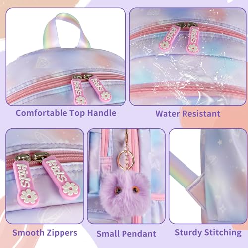 Kids Backpack for Girls, Purple | School Bags for Middle School Students, Book Bag for Elementary Primary, Kawaii Ita Backpack - color: 9515