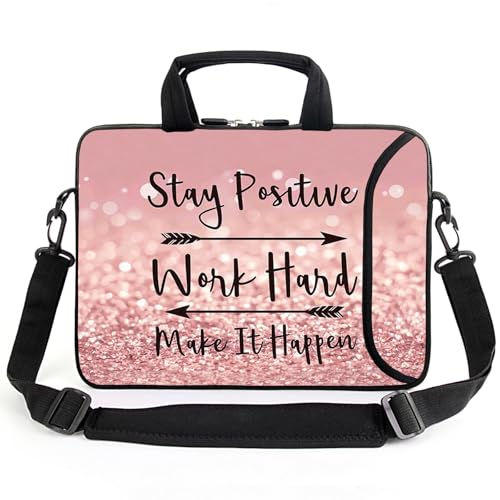 17" Shoulder Bag Adjustable shoulder strap Laptop sleeve Carrying case with mouse and power adapter storage bag (RYDJD-4) - color: Rydjd-4