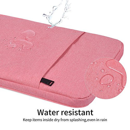 14 Inch Laptop Sleeve Case Women Girls for DELL XPS 15, Latitude 5420 7420, Inspiron 14, Lenovo Flex 5, HP 14 Laptop, Razer Blade 15, Laptop Cover 14 inch Water Resistant Computer Bag -Pink - color: Pink, size: 14 inch