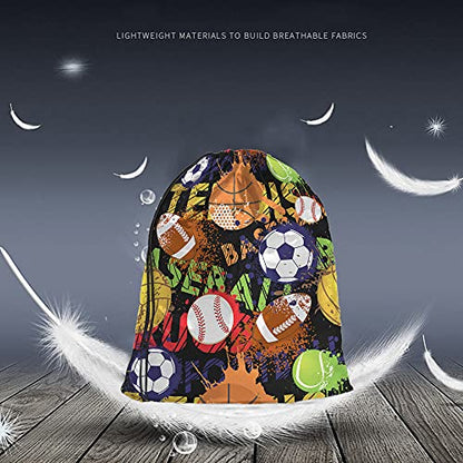 Bags Drawstring Backpacks for Men & Women - Baseball, Basketball, Volleyball, Gym & Yoga - color: Multi-a95