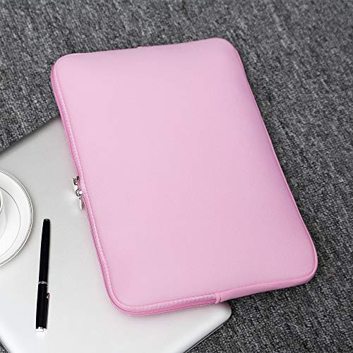 RAINYEAR 11-11.6 Inch Laptop Sleeve Protective Case Soft Carrying Cover Compatible with MacBook Neo A18 11.6" MacBook Air for 11" Notebook Tablet Chromebook (Pink) - color: Pink, size: 11"-11.6"