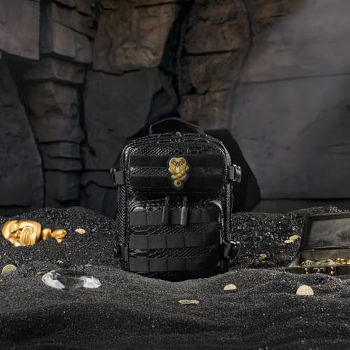 WOLFpak 9L Mini Tactical Backpack (King Cobra) | Compact, Small Everyday Carry Bag for Gym, School, Travel | Durable, Water-Resistant Daypack with Molle System and Patch Panel - color: King Cobra