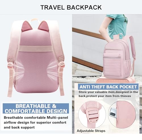 KEOFID Travel Backpack for Men and Women, Anti Theft Laptop Backpack