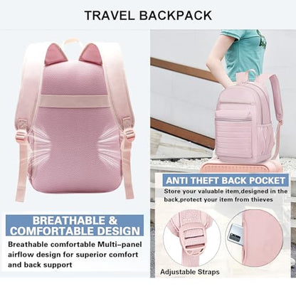 KEOFID Travel Backpack for Men and Women, Anti Theft Laptop Backpack
