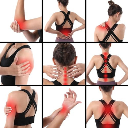 Muscle Roller Massage Roller Stick- Deep Tissue Fascia Blaster for Myofascial Pain Relief, Lymphatic Drainage & Body Sculpting, Handheld Physical Therapy & Recovery Tool(Orange White -18 inch) - color: Orange White
