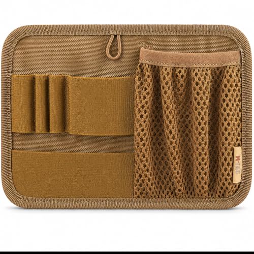 M-Tac Tactical Bag Insert Modular Organizer Utility Admin Pouch Hook Fasteners - Key Holder - color: Coyote Brown