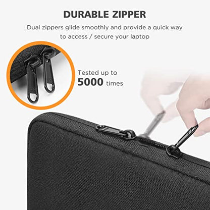 NIDOO Laptop Sleeve 14 inch Protective Case Computer Bag for Lenovo IdeaPad S540 / ThinkPad P40 Yoga X1 Carbon T495 / Acer Spin 514/15" Surface 3 4 / Dell Latitude 15 14 / HP Elitebook ASUS, Black - color: Black, size: 14 Inch
