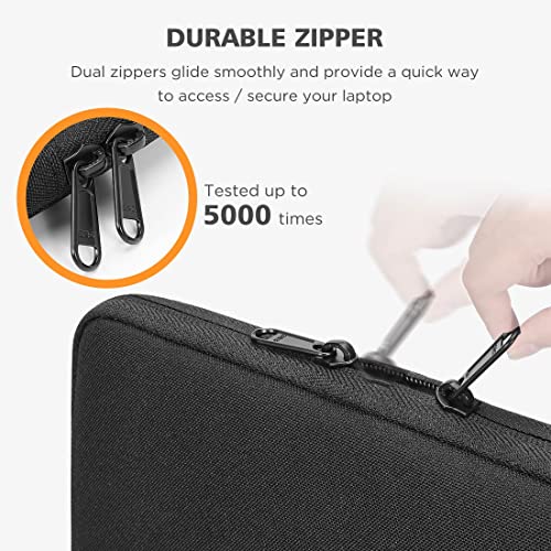 NIDOO Laptop Sleeve 13-14 inch Computer Bag Case for Lenovo Thinkpad X1 Yoga/Chromebook 3 / HP EliteBook 640 645 840/13.5" Surface Book 3/14.4 Surface Laptop Studio / 14.6" Galaxy Tab S8 Ultra - color: Black, size: 13-14 Inch