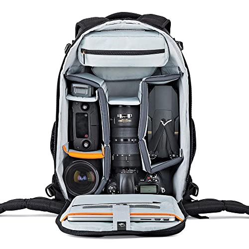 Lowepro LP37131, Flipside 500 AW II Camera Backpack, Fits Mirrorless, Compact Drone, DSLR with Lens, Extra Lenses, Black - size: BP 500 AW II