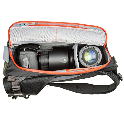 Think Tank MindShift PhotoCross 10 Sling Bag for Camera and Photo Accessories, 7.5 Liters (Carbon Grey)