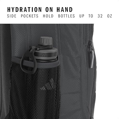 adidas Primetime School Backpack 41L - color: Carbon Grey/Rose Gold