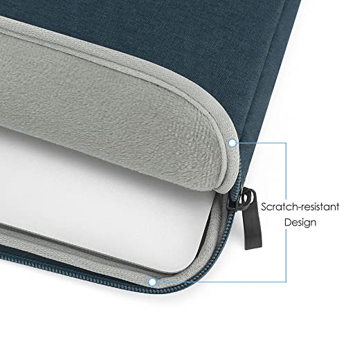 ProElife 15-Inch Laptop Sleeve Case for 2025-2023 MacBook Air 15 inch with M4 M3 M2 Accessory Traveling Carrying Case Water-resistant Bag Cover for MacBook Air 15'' 2025 2024 2023 M4 M3 M2 (Navy Blue) - color: Navy Blue