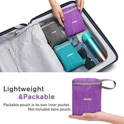 G4Free 10L/15L Hiking Backpack Lightweight Packable Hiking Daypack Small Travel Outdoor Foldable Shoulder Bag - color: Purple, size: 10L
