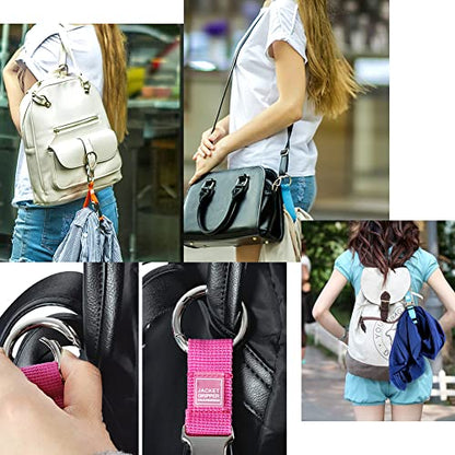 Add-A-Bag Luggage Strap Jacket Gripper, Luggage Straps Baggage Suitcase Belts Travel Accessories - Make Your Hands Free, Easy to Carry Your Extra Bags (2X Black) - color: 2x Black