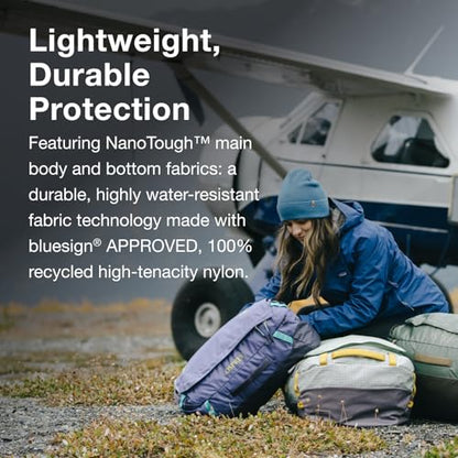 Osprey Transporter Lightweight Travel Duffel Bag - Extra Large Water Resistant Durable Gear Bag for Men and Women - color: Blue Flame/Nocturnal Blue, style: 65l