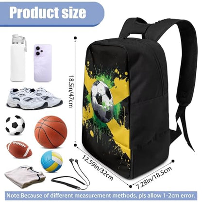 Basketball Backpack With Separate Ball Compartment And Shoes Fit Basketball Volleyball Football - color: Jamaican Football
