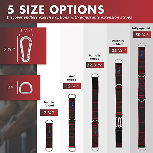 Yes4All Neutral Paddle Grip LAT Pull Down Bar, Range of Motion Spreader Handle Cable Attachments - color: Tricep Strap Extension