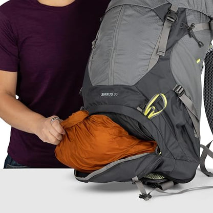 Osprey Sirrus 36L Women's Hiking Backpack - Lightweight Backpacking Pack with Waterproof Raincover - Camping Bag, Purple Dusk - color: Purple Dusk, size: 36L