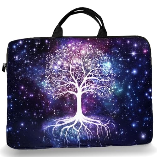 15-Inch Laptop Sleeve – Stylish, Lightweight, Shockproof, Water-Resistant Case for Lenovo, HP, Dell, Asus Notebooks - Tree of Life Art - color: Tree of Life Art