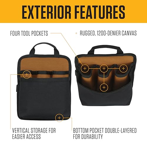 Carhartt Station Tool Pouches, Durable Organizer, Compatible with All Station Tool Bags, Medium - size: Medium