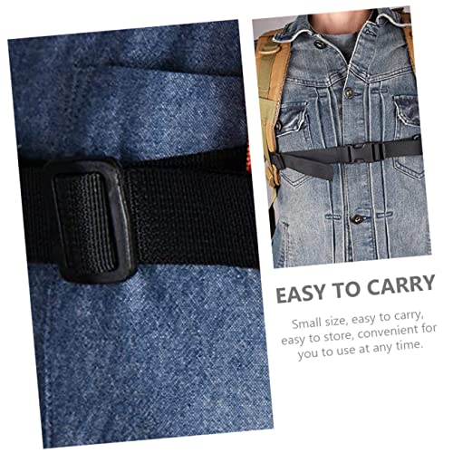 Happyyami 2pcs Backpack Straps Replacement Carrying Strap for Outdoor Heavy Duty Nylon Abs Camping