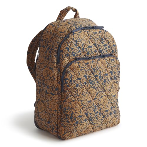Vera Bradley Women's Featherweight Westover Hybrid Backpack, Lotus Montage Roasted Pecan, One Size - color: Lotus Montage Roasted Pecan