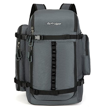 65L Ski Boot Bag,Large Duffle Travel Bag,1680D Nylon Waterproof Padded Ski Boot Bag Backpack For Women Men Kids - color: Grey