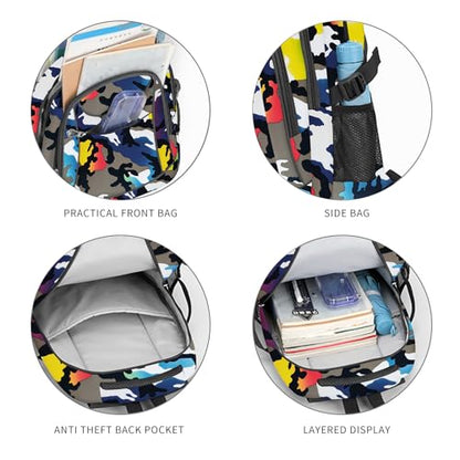 Casual Lightweight Backpacks for Boys & Girls, School Bookbags, 15 "Laptop Backpack, Travel Bag - color: 211mchua