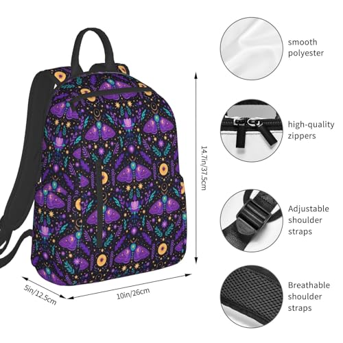 Eco Polyester Backpack, Ergonomic Straps, Fits Tablet, for Work or Hiking - color: Picture (227)