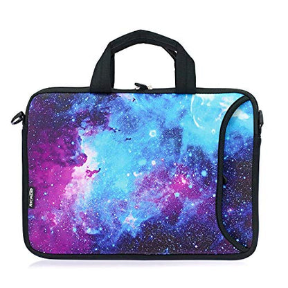 RICHEN 10 inch Messenger Bag Carring Case Sleeve with Handle Accessory Pocket Fits 7 to 10-Inch Laptops/Notebook/ebooks/Kids Tablet/Pad (7-10.2 inch, Galaxy) - color: Galaxy, size: 7-10.2 inch