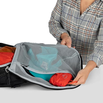 Osprey Fairview 55L Women's Travel Backpack - Carry On Bag with Personal Item Sized Detachable Daypack, Graphite Purple - color: Graphite Purple, style: 55l