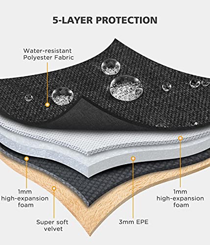 NIDOO 11-12.5 inch Laptop Sleeve Shoulder Bag for 14" MacBook Pro / 13" MacBook Pro Air / 12.9" iPad Pro 2016 2017 / New Surface Pro 8 X / 13.3" ThinkPad X13 Yoga Gen 2/14" ThinkPad X1 Carbon Gen 9 - color: Dark Gray - Shoulder, size: 12.5-13 inch