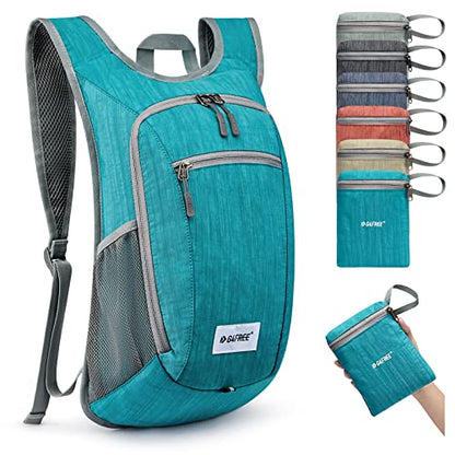 G4Free 10L/15L Hiking Backpack Lightweight Packable Hiking Daypack Small Travel Outdoor Foldable Shoulder Bag - color: Teal Blue, size: 20L