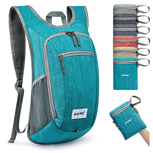 G4Free 10L/15L Hiking Backpack Lightweight Packable Hiking Daypack Small Travel Outdoor Foldable Shoulder Bag - color: Teal Blue, size: 20L