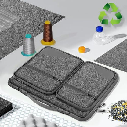 ZINZ 360 Protective Laptop Case 15" 15.6" 16" Sleeve, Water-Resistant Handbag with Straps Compatible with 16" MacBook Neo, MacBook Pro Air 16"/15", XPS 16" and Most 15" 15.6" 16" Notebooks,G01Y02 - color: G01y02, size: 15"-16"