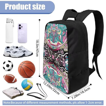 Basketball Backpack With Separate Ball Compartment And Shoes Fit Basketball Volleyball Football - color: Mandala