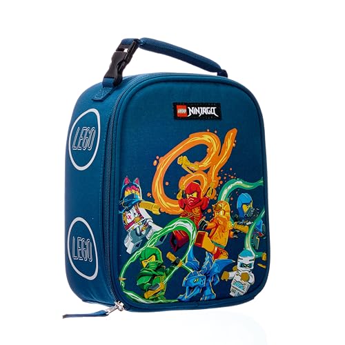 LEGO NINJAGO Lunch Box, Insulated Soft Reusable Lunch Bag Meal Container for Boys and Girls, Perfect for School, or Travel, Meal Tote to Keep Food and Drinks Cold, Stronger Together - color: Stronger Together