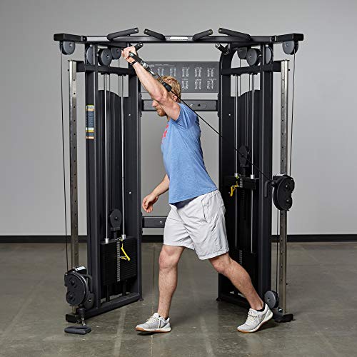 REP Fitness LAT Pulldown and Low Row Cable Machine Attachments and Functional Trainer Attachments – Curl Bar, D-Handle, Ankle Cuff, Tricep Rope, Sports Handle, Straight Bar, Row, Chinning Triangle - style: D Cable Handle Pro Style