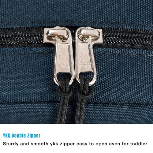 STEAMEDBUN Toddler Backpack Leash - Anti-Lost Harness Backpack for Boys Girls 1-3 - Blue - color: Dark-blue&red, size: Leash - 9.5"H