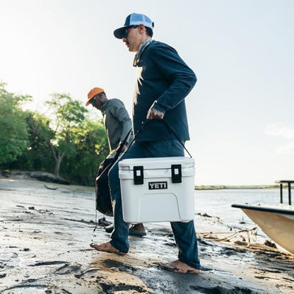 YETI Roadie 15 Hard Cooler with DoubleDuty Shoulder Strap - color: Navy