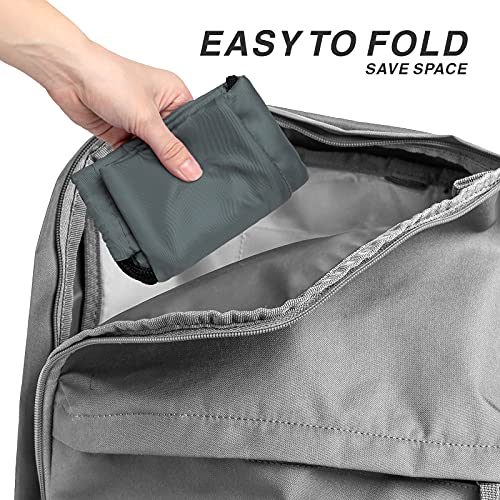 Drawstring Backpack Sports Water Resistant String Bag Sport Gym Sackpack for Women Men Large with Zipper, Grey - color: Grey