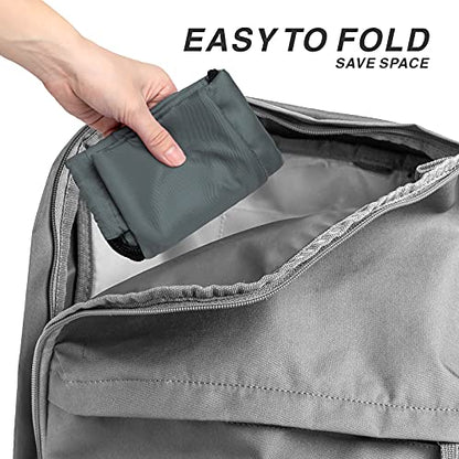 Drawstring Backpack Sports Water Resistant String Bag Sport Gym Sackpack for Women Men Large with Zipper, Grey - color: Grey